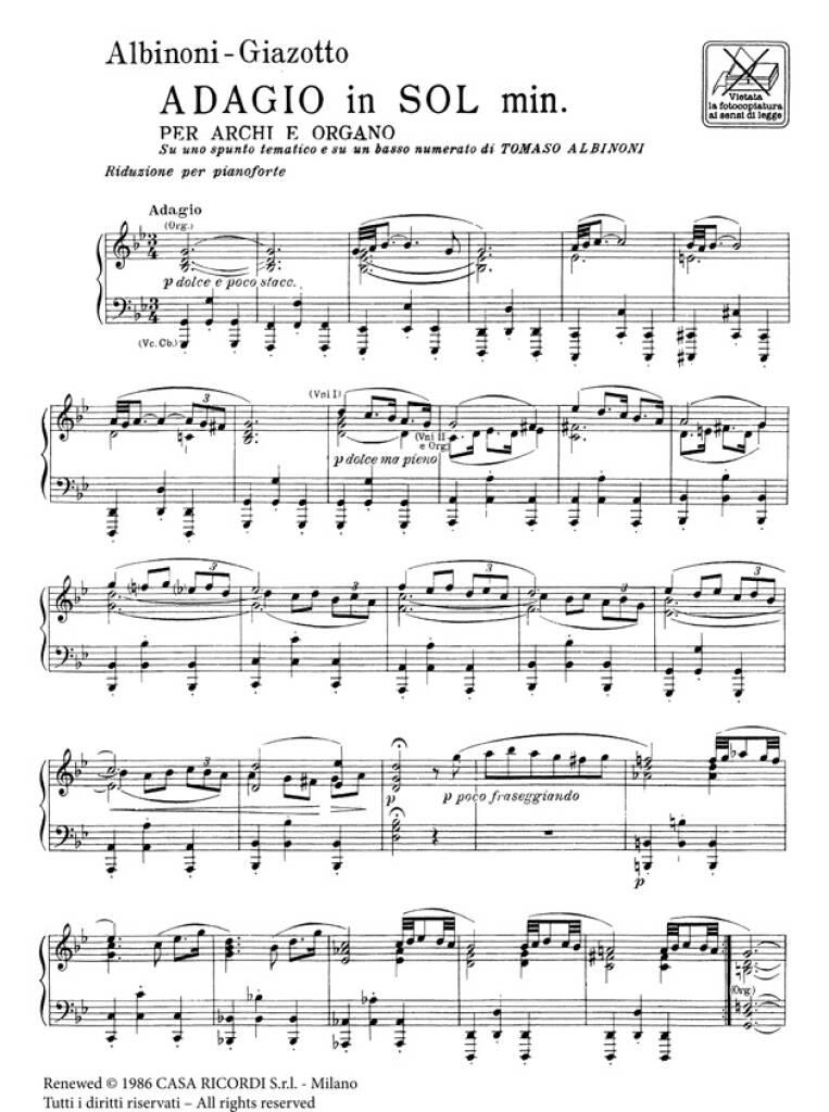 Adagio in sol minore (g minor)