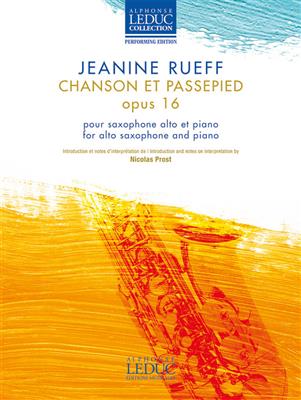 Chanson et Passepied opus 16