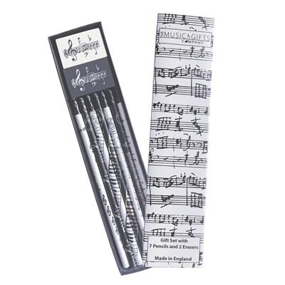 7 Pencils & 2 Erasers Gift Set
