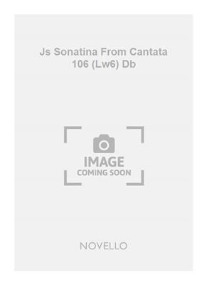 Js Sonatina From Cantata 106 (Lw6) Db